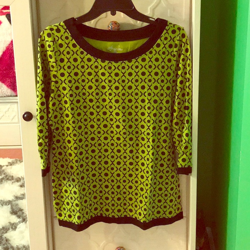 Kim Rogers tunic top medium like new